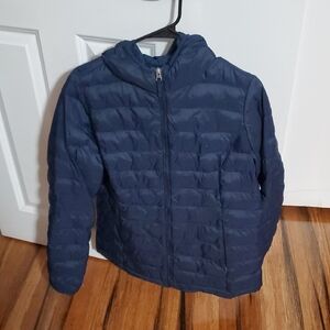 Navy Blue Puffer Jacket